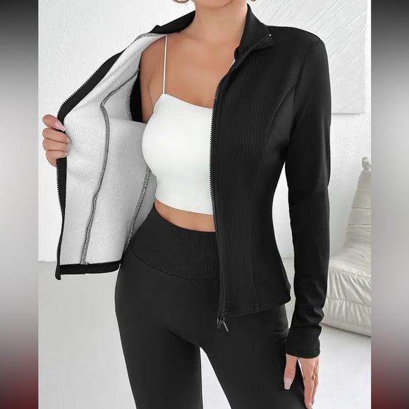 NWOT Full Zip Fitted Lined Jacket - Picture 3 of 4